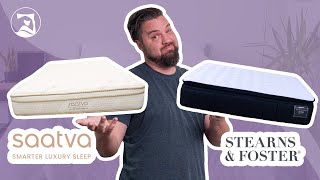 Saatva vs Stearns amp Foster Lakeridge Mattress Comparison  Which Luxury Bed Is Best For You [upl. by Sandstrom]