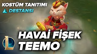 Havai Fişek Teemo Kostüm Tanıtımı  League of Legends [upl. by Zicarelli]