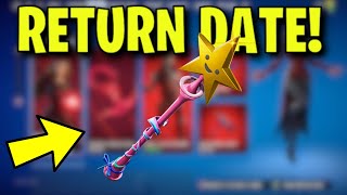 STAR WAND PICKAXE RETURN DATE in FORTNITE ITEM SHOP Star Wand Pickaxe Returning 2024 [upl. by Limber826]