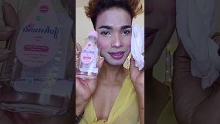 Easy Makeup Removing With Johnson Baby Oil rubinarubi makeupartist makeupremovetutorial babyoil [upl. by Agace553]