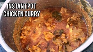 Instant Pot South Indian Chicken Curry Recipes  Simply Yummy [upl. by Anialram47]