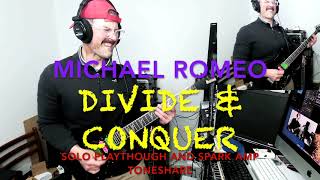 Michael Romeo  Divide amp Conquer  Solo cover and Spark amp tone share by positivegrid [upl. by Whiney]