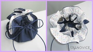 StepbyStep Sewing DIY Travel Jewellery Pouch [upl. by Carrington847]