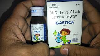 GASTICA Drops review in English Treatment Of Infant Colic Griping Pain amp Flatulance [upl. by Gaige]