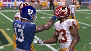 NFL ODELL BECKHAM FIGHT Madden 16 Career Mode  The Ropes Ep4 [upl. by Adnohsek283]