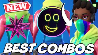 THE BEST COMBOS FOR NEW KOMPLEX SKIN RAINBOW STYLE  Fortnite [upl. by Violette703]