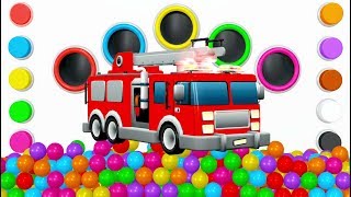 Colors for Children to Learn with Street Vehicles  Educational Videos  Toy Cars for Kids [upl. by Nalon]