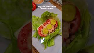 BURGER LETTUCE WRAP KETO [upl. by Htelimay256]