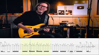 Paul Gilbert Rick Beato Guitar Tab Medley [upl. by Nedyrb]