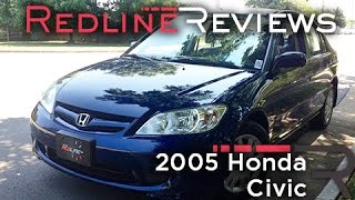 2005 Honda Civic Review Walkaround Exhaust amp Test Drive [upl. by Tatiania]