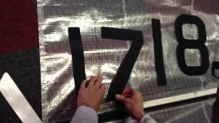 Dinghy Sail Number Spacing [upl. by Ahsert]