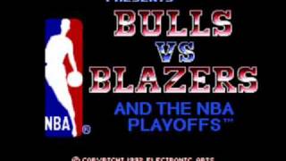 Bulls vs Blazers and the NBA Playoffs SNES Music  NBA Playoff Standings [upl. by Bachman]