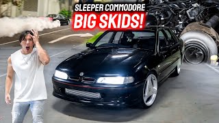 What It’s Like To Drive A BIG TURBO V8 HOLDEN COMMODORE SLEEPER [upl. by Trepur51]