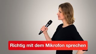 Richtig mit dem Mikrofon sprechen So funktionierts  Tipps für Ihren überzeugenden Auftritt  07 [upl. by Cassondra953]