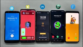 Alarm clock WhatsApp Snapchat Incoming call Motorola 1S  ZTE A51  Pixel 4XL  Tecno Go  Realme [upl. by Mancino]