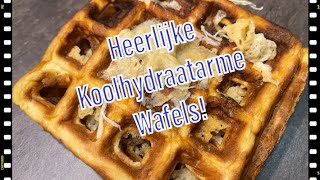 Koolhydraatarme wafels kha [upl. by Althee]