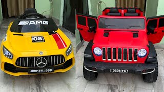 RC Mercedes Car amp Powerful 4x4 RC Jeep  Unboxing amp Testing  Shamshad Maker🔥🔥 [upl. by Joice]