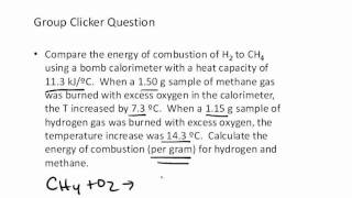 Bomb Calorimeter Example [upl. by Dempstor918]