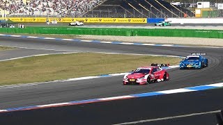 Rene Rast 33 vs Gary Paffett 2 Fight  DTM Season Closing  Final 2018  Hockenheim race track [upl. by Sedicla]