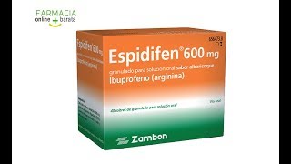 Espidifen 600mg albaricoque [upl. by Teressa]