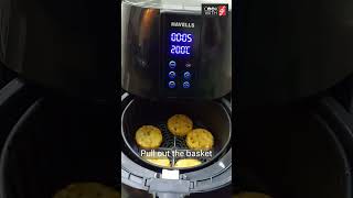 How To Air Fry McCains Frozen Aloo Tikki  Air Fried McCains Aloo Tikkis in Havells Air Fryer [upl. by Leban]