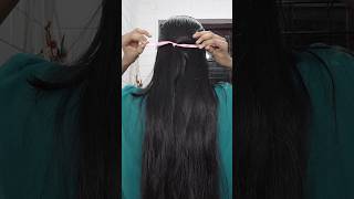 easy hair style tutorial hairstyle longhair hair longhairstyle [upl. by Ahsinoj]