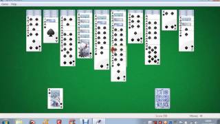 How to play spider solitaire [upl. by Taima578]