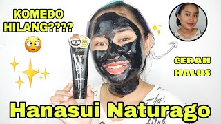 NATURGO HANASUI COSMETIC REVIEW JUJUR Masker Komedo [upl. by Neenaj]