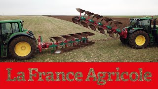 Essais  Charrue Kverneland Iplough et EGHD [upl. by Mellisent]