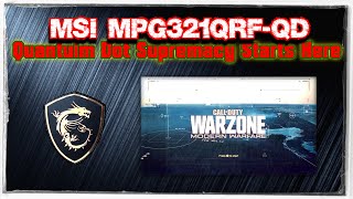 MSI MPG321QRFQD Unboxing amp Setup 14 [upl. by Telfore]