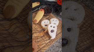 Halloween Kekse 🎃 Linzer Plätzchen Hildabrötchen Cookies schnelle einfache Rezepte  La Kosina [upl. by Acemaj]