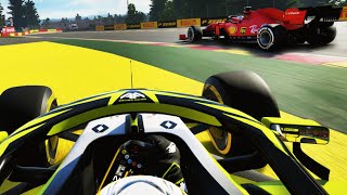 MAKING Q3 WITH A FUEL FAULT WE GET HIT OFF TRACK MIDRACE  F1 2020 MY TEAM CAREER Part 77 [upl. by Grae]