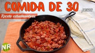 Como Hacer Salchichas Guisadas Comida Para Estudihambres Receta León Guanajuato [upl. by Eselrahc]