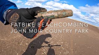 Fatbike Beachcombing at John Muir Country Park [upl. by Seraphim]