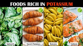 Potassium Rich Foods High Potassium Foods Foods Rich In Potassium [upl. by Isman725]