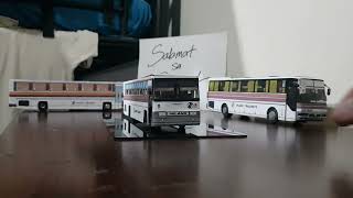 Inland Trailways Hino RF Box Type Ordinary My Philippines bus miniature version with interior [upl. by Ariella]