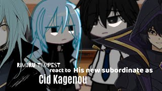 quotRimuru Tempest react to his new subordinate as Cid Kagenouquot✨short vid✨ [upl. by Dombrowski502]