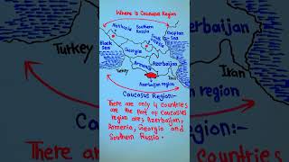 Where is Caucasus region  Caucasus region mapHow many Countries in Caucasus region5min Knowledge [upl. by Maltz]