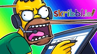 Skribblio Funny Moments  Nogla Wastes 1000 Dollars [upl. by Erdreid284]