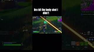 Bro hit the body shot I didn’t trending fortnite subifnew fortnitememes fortniteclips [upl. by Jacquelyn600]