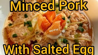 Minced Pork with Salted Egg RecipeChives with Shrimp and Tufo RecipeJielyn Channel [upl. by Yrkcaz]