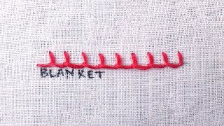 How to do a Blanket Stitch [upl. by Aerdnod]