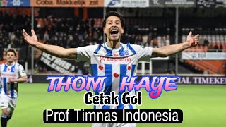 Aksi Thom Haye vs Twente FC  Gol Pertama Pemain Indonesia di Eredivisie Belanda [upl. by Leirej804]