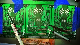 Soldering SMDSurface Mount Components on my PCB with a Stencil [upl. by Veradis]