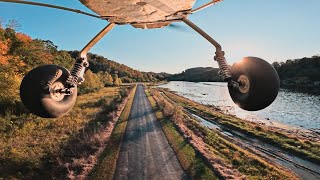 RC Bush Plane Landing by River [upl. by Yennor]