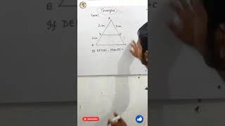 Triangles Class 10  Term 1 MCQ  Triangles Chapter 6  Triangles MCQ  shorts triangles [upl. by Hgieliak874]