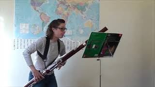 ABRSM Grade 5 Bassoon A2 Bagatelle Beethoven [upl. by Eedyaj]