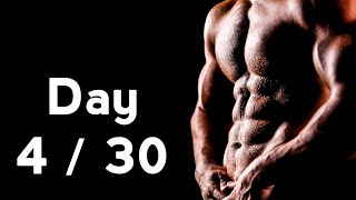 30 Days Six Pack Abs Workout Program Day 430 [upl. by Frechette]