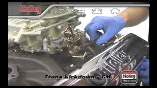 How to Set The Carburetor to Transmission Kickdown On TH350 TH400 And 700R4 Transmissions [upl. by Seebeck]