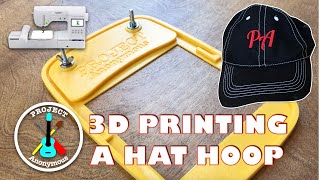 3D Printing a Hat Hoop for the Brother SE1900 [upl. by Lorenzo332]